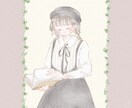 絵本のようなあたたかみのあるイラストをお描きします 女の子／こども／ファッションイラスト◎１枚絵にいかがですか？ イメージ3