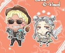 アニメや漫画タッチの人物イラスト描きます ほんわか･かわいい･シンプル･ミニキャラ･デフォルメOK！ イメージ2