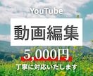YouTube動画編集承ります カット・テロップ・BGMまで対応！ イメージ1