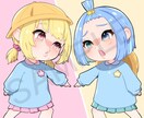 鮮やかな色彩で目を引く！SNSイラスト制作します 色彩活用検定を活かし、キャラが映える色使いで描きます！ イメージ7