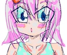 女の子のオリジナルキャラクター描きます LINEスタンプサイズの女の子を描きます。 イメージ9