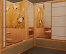 居酒屋向け｜内観パース制作 承りますます 空間の雰囲気と魅力をリアルに可視化します イメージ10