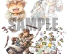 イラスト、キャラデザ、漫画、挿絵、動画用、描きます 少年少女、筋肉おじさん、人外ケモノ獣人、ご予算内、複数枚OK イメージ6