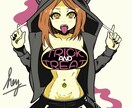 オシャレ、アンニュイなイラスト作成します カートゥーン+オシャレイラスト作成(´_ゝ｀) イメージ3