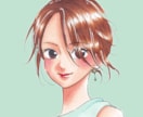 唯一無二♪素敵な人物アイコンおしゃれに描きます 温かみのある色合い・表情のイラストで個性をアピールいたします イメージ4
