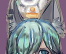あなたの「今の気持ちを」をミニイラストにします 2週間のチャットでエッセンスを集めて、よりあなたの為の作品に イメージ4