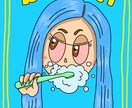 ストリート風のワンポイントイラストを描きます ストリート風のイラストで個性を出そう！ イメージ2