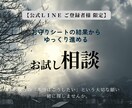 LINE読者専用｜今のしんどさを一緒に整理します お守りシートの結果から始めるお試し相談｜次につなげて前に イメージ1
