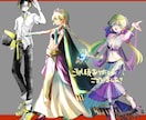 TRPG、配信、全身立ち絵描きます 全身立ち絵をお安く短納期で描きます！ イメージ10