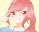 アニメ塗り簡易アイコン描きます お手軽にかわいいSNSアイコンを探している方向け! イメージ1