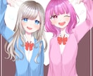 ふんわり可愛い絵柄のイラストを制作いたします パステル系のふわっとした絵柄が得意です❀ イメージ2