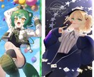 初心者様歓迎！ご希望イラスト描きます 立ち絵・一枚絵・グッズ・サムネイル…用途に合わせご依頼OK♪ イメージ6