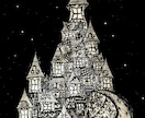 世界観を大切にした幻想的なイラストを制作します アンティーク･ダークメルヘン･ゴシック調の世界を描きます イメージ4