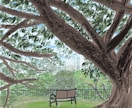 思い出の場所を癒される絵にします じんわりと心が温まるような癒される絵にします イメージ1