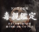 毒親鑑定│ 親子関係の苦しさの原因を霊視します 支配や罪悪感の原因を視て、自分の人生を取り戻す道を導きます イメージ1