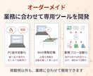 ExcelからPC作業何でも自動化ツール作成します マクロほか、業務に合わせた専用ツールなどご相談ください イメージ3