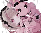 アイコンイラスト作成します 貴方だけの病みかわキラキラをお届けします♡ イメージ4