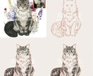 ペットイラスト　水彩画似顔絵を描きます 修正無制限/動物全般対応可能/リアルでやさしいタッチ仕上げ イメージ8