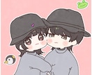 ぷにぷに♡カップルさん似顔絵描きます 記念日などのちょっとしたプレゼントにも♡ イメージ3