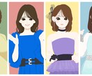 ゆるっと可愛い絵柄でおしゃれなイラストを描きます イラスト、似顔絵、アイコンをゆるっとした絵柄で描きます！‪✿ イメージ2