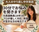 大人のやり直し英語★30分で英語のお悩みを聴きます 元中学教員28年のプロが優しく対応！英語が苦手な方の味方です イメージ1