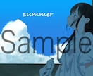 ＭＶなどのサムネイルイラストお描きします 雰囲気重視のイラストや可愛いイラストはいかがでしょうか！ イメージ2