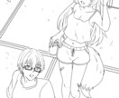 可愛いイラスト描きます 女性向けのイラストが得意です！ イメージ3