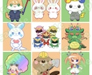 商用OK◎可愛いマスコットキャラクターお描きします 丸くて可愛いマスコットはいかがですか？ イメージ10