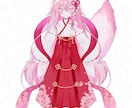 厚塗り風の可愛いLive2Dモデルを制作いたします キャラクターデザインからモデリングまで全対応可能！ イメージ2