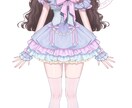 立ち絵(パーツ分け無し)描きます 立ち絵を描ききます!IRIAM等で配信をする方専用です。 イメージ3