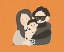 ふんわりした世界に変える、にがおえイラスト描きます まるで絵本の中に入り込んだような、やさしい絵にします！ イメージ2