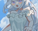 厚塗り風の可愛らしい女の子キャラクターを描きます 初めての依頼でも歓迎！skeb経験を活かし丁寧な対応致します イメージ1