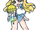 安い！早い！デフォルメイラストアイコン描きます POPで超キュート！最短翌日に納品いたします！ イメージ3