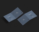 二つ折り名刺・ショップカードをデザインいたします プロが情報を整理して美しい2つ折りカードを作成致します！ イメージ7