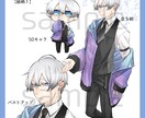 商用利用OK！シンプル綺麗なイラスト制作します アイコン立ち絵配信画グッズなど幅広く対応します イメージ2