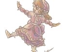 バレリーナのイラストを描きます プレゼント・SNSアイコンに最適です♪ イメージ7