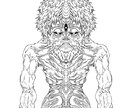 個性的で細かい絵を描きます タトゥーデザインとしても承ります。※基本デジタル納品のみ イメージ3