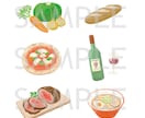 飲食店メニューや広告に使えるイラスト描きます 手描きタッチで温かみのあるテイストに仕上げます！ イメージ4