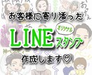 似顔絵風/写真加工等のLINEスタンプ作成します ご要望に応じて、様々なタイプが作成可能です◎ イメージ1