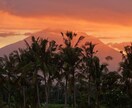 バリ島の朝の風景写真を売ります パワースポット【ゴアガジャ】近くの田園風景の朝をお届け イメージ2