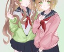 色味がはっきりとしているイラストお描きします 参考画像のイラストは全て1日2日で描き終わらせてます!!♪︎ イメージ5
