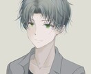 SNS・配信者向けアイコン描きます ほんのりダークで大人っぽいアイコンにしませんか イメージ6