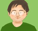 男性似顔絵アイコンをお描きします SNSアイコンなどにお使いいただける似顔絵アイコン イメージ1