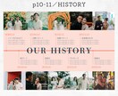 Diptyque風プロフィールブックが作れます 編集・入稿ガイド付きテンプレート差し上げます！ イメージ9