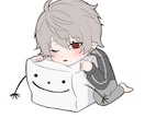 可愛いミニキャラ描きます グッズ、シールにあなたのキャラを小さく可愛く♡ イメージ2