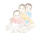 写真を元にイラストを描きます 人物写真をナチュラルかわいいイラストにします♪ イメージ5