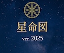 2025年運勢鑑定=未来星命図お届けします！ます 【2025年の運気と開運法を星命図に作成いたします！】 イメージ4