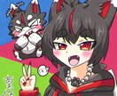 キュートからダーク系の雰囲気のイラストを描きます SNS用のイラスト＆MV用のイラスト＆その他用途のイラスト イメージ1
