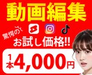 YouTubeやSNS向けの動画編集します ショート動画作成をお試し価格で1本ずつご注文いただけます。 イメージ1