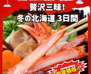 旅行グルメ専門のプロ級集客バナー制作しますます 冬の北海道や京都スイーツに！思わずクリックする派手バナー イメージ2